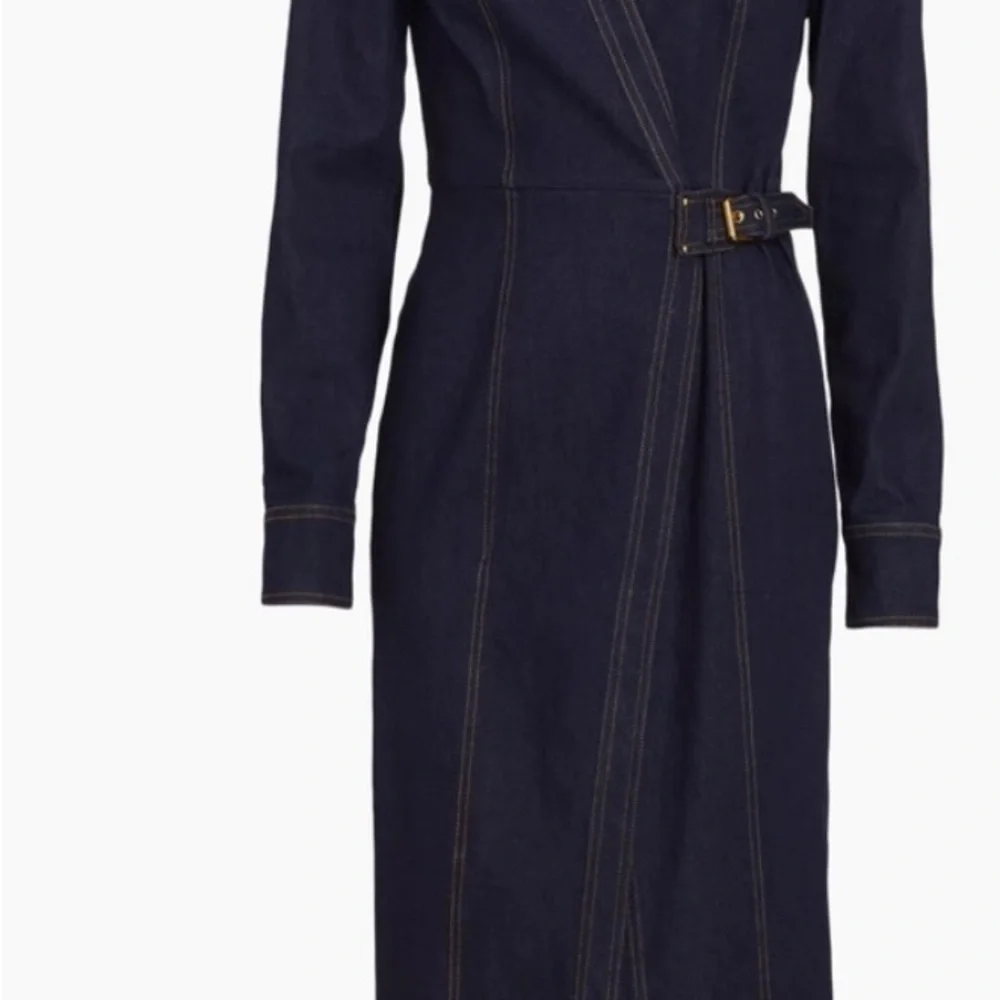 Veronica Beard - Arlington Denim Dress Size:6 - Picture 3 of 4